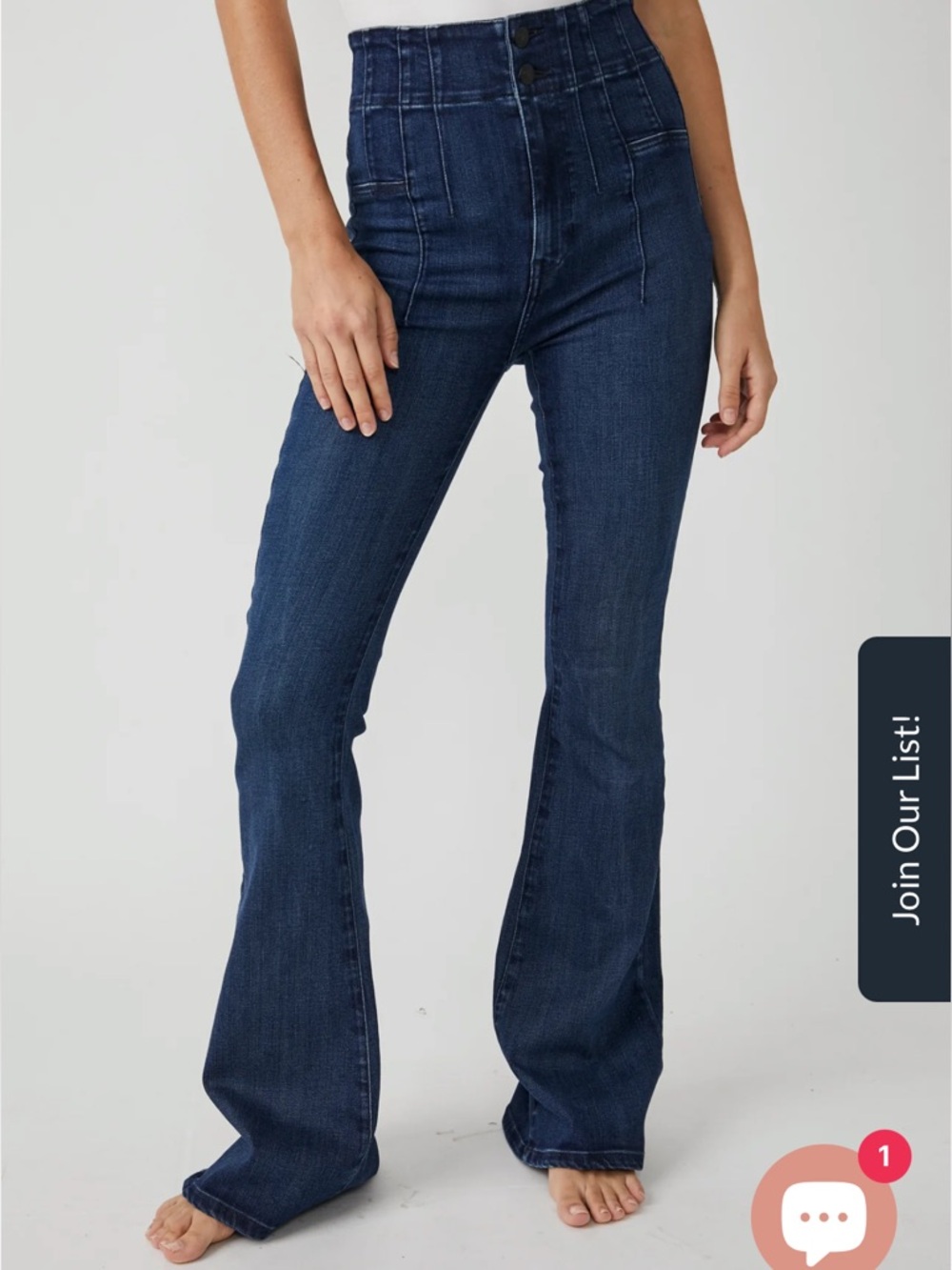 FREE PEOPLE We The Free Jayde Flare Jeans - Picture 6 of 14